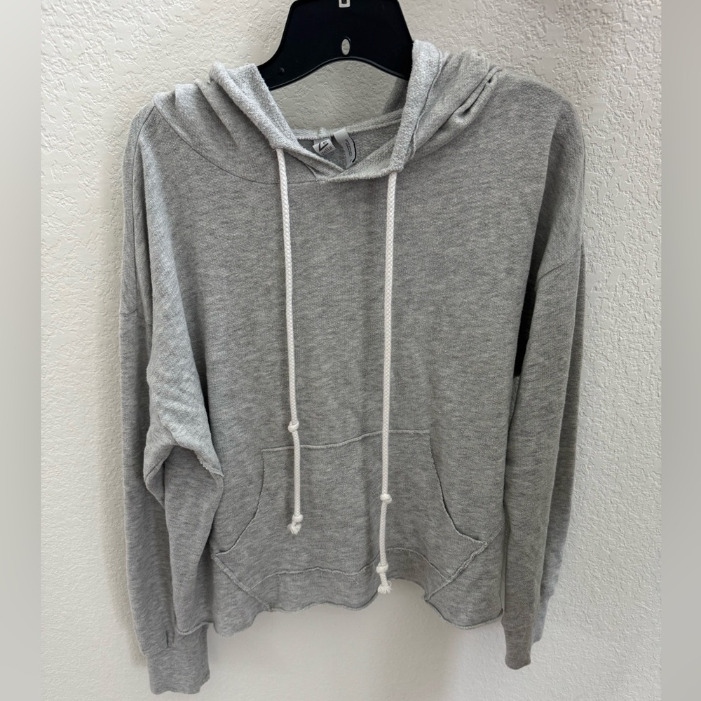 Zella Gray Lightweight Hooded Sweatshirt